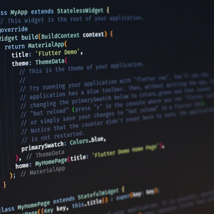 Android app development interface